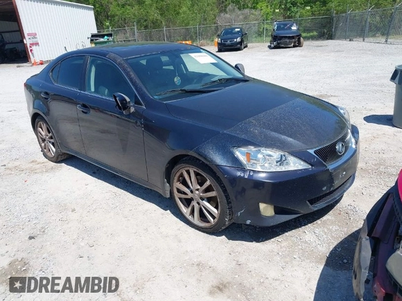 2006 Lexus IS 250 Manual with VIN JTHBK262462019928, listed as a IAAI auction lot 42008086 with 158,330 mi miles. Bid and sale history available at carsss.com. Image 1.