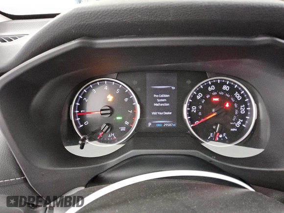 2022 Toyota RAV4 XLE with VIN 2T3W1RFV1NW234956, listed as a Copart auction lot 59725315 with 29,587 mi miles and Clean title. Bid and sale history available at DreamBid. Image 9.