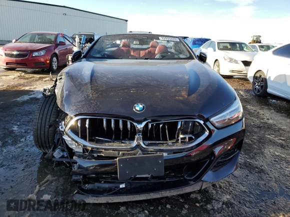2019 BMW 8 Series M850i xDrive with VIN WBAFY4C55KBX29701, listed as a Copart auction lot 72955333 with Not provided miles and Salvage title. Bid and sale history available at DreamBid. Image 5.