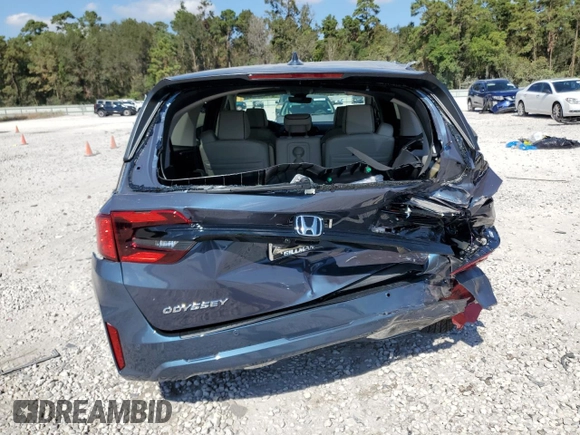 2025 Honda Odyssey Touring с VIN 5FNRL6H87SB011464, выставлен на аукционе Copart как лот 76591844 с пробегом 627 миль миль и Списание • Salvage title. История ставок и продаж доступна на DreamBid. Изображение 6.