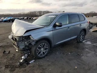 2016 Mitsubishi Outlander SE with VIN JA4AZ3A31GZ021122, listed as a Copart auction lot 46411275 with 92,136 mi miles and Salvage title. Bid and sale history available at DreamBid. Image 1.