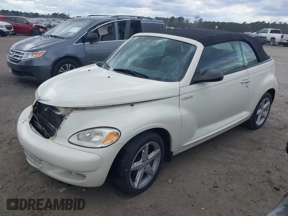 2005 Chrysler PT Cruiser GT with VIN 3C3AY75SX5T265880, listed as a IAAI auction lot 41722904 with 83,565 mi miles. Bid and sale history available at carsss.com. Image 2.