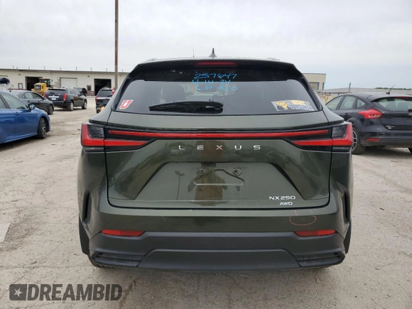 2023 Lexus NX with VIN 2T2ADCEZ7PC003362, listed as a Copart auction lot 53374674 with 8,735 mi miles and Salvage Title. Bid and sale history available at carsss.com. Image 6.