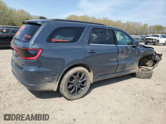 2018 Dodge Durango GT z VIN 1C4RDHDG2JC369072, wystawiony jako Copart lot #50867295 z przebiegiem 162 166 mil mil oraz Szkoda całkowita • Salvage title. Historia ofert i sprzedaży dostępna na DreamBid. Obrazek 3.