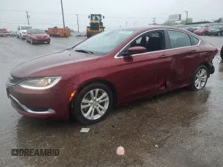 2015 Chrysler 200 Limited with VIN 1C3CCCAB8FN594682, listed as a Copart auction lot 55976045 with 135,765 mi miles and Salvage title. Bid and sale history available at DreamBid. Image 1.