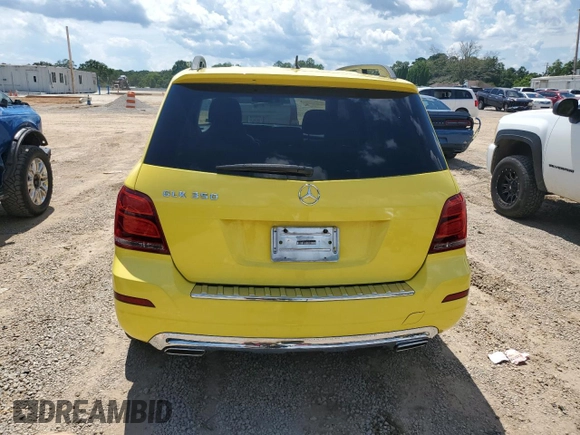 2015 Mercedes-Benz GLK 350 with VIN WDCGG5HB9FG353182, listed as a Copart auction lot 60457114 with 115,118 mi miles and Salvage Title. Bid and sale history available at DreamBid. Image 6.