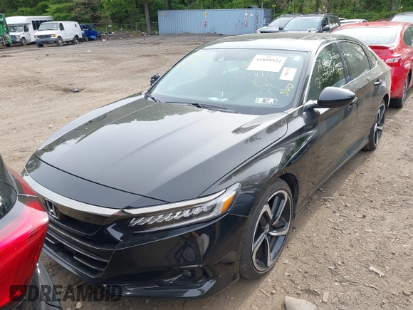 2021 Honda Accord Sport with VIN 1HGCV2F38MA018937, listed as a IAAI auction lot 41898934 with 31,643 mi miles and . Bid and sale history available at DreamBid. Image 12.