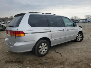 2004 Honda Odyssey EX-L with VIN 5FNRL18904B005231, listed as a Copart auction lot 50929815 with Not Provided miles and Salvage Title. Bid and sale history available at DreamBid. Image 3.