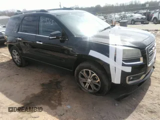 2013 GMC Acadia SLT with VIN 1GKKRRKD4DJ179165, listed as a IAAI auction lot 41838409 with 202,644 mi miles. Bid and sale history available at carsss.com. Image 1.