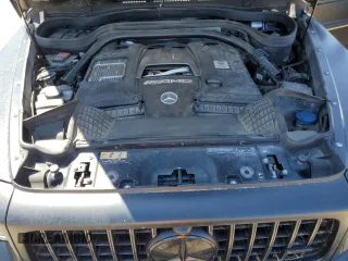2021 Mercedes-Benz G with VIN W1NYC7HJ1MX384652, listed as a Copart auction lot 53282425 with 92,829 mi miles and Salvage Title. Bid and sale history available at carsss.com. Image 12.