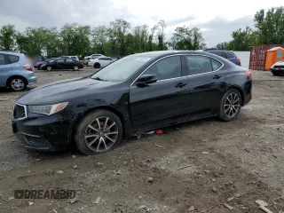2018 Acura TLX z VIN 19UUB2F34JA005529, wystawiony jako Copart lot #54868315 z przebiegiem Nie podano mil oraz Szkoda całkowita • Salvage title. Historia ofert i sprzedaży dostępna na DreamBid. Obrazek 1.