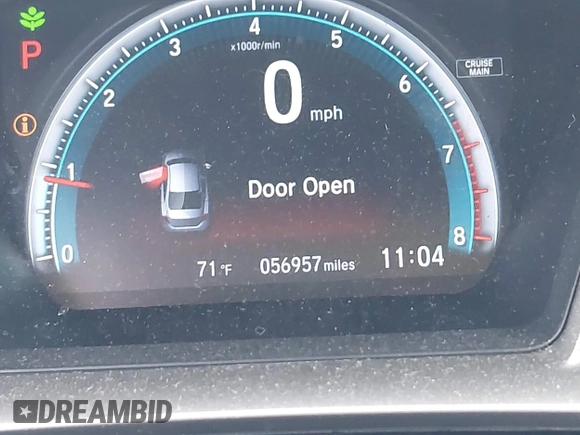 2017 Honda Civic Sedan EX with VIN 19XFC2F70HE036193, listed as a IAAI auction lot 41792742 with 56,957 mi miles. Bid and sale history available at carsss.com. Image 15.