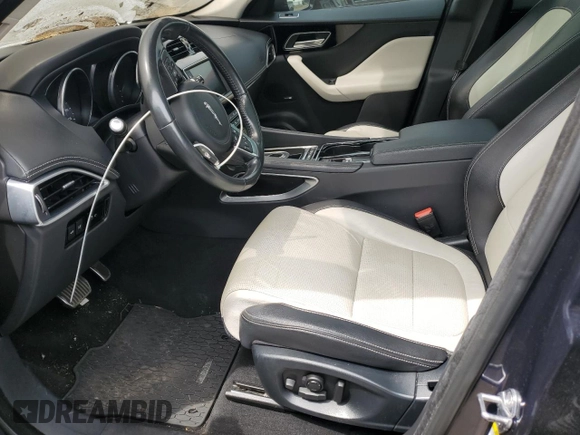 2017 Jaguar F-Pace 35t R-Sport with VIN SADCL2BV4HA881756, listed as a Copart auction lot 58237825 with Not provided miles and Salvage title. Bid and sale history available at DreamBid. Image 7.