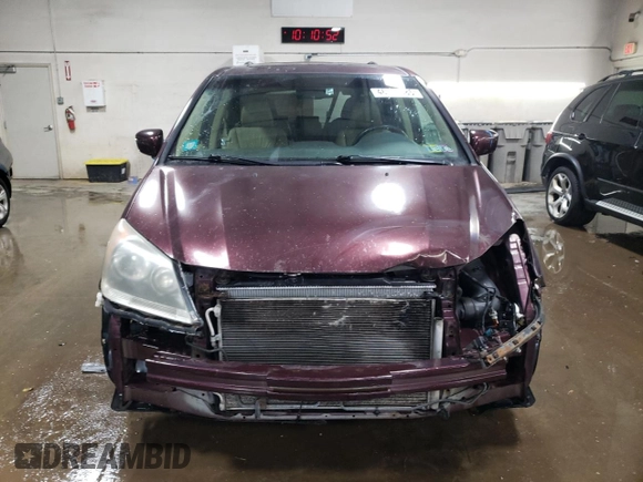 2010 Honda Odyssey EX-L with VIN 5FNRL3H62AB047431, listed as a Copart auction lot 46870685 with 173,468 mi miles and Salvage Title. Bid and sale history available at carsss.com. Image 5.