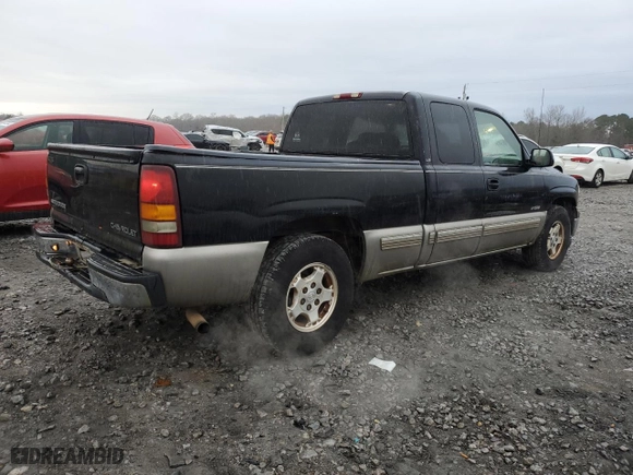 1999 Chevrolet Silverado 1500 LS with VIN 2GCEC19W1X1247598, listed as a Copart auction lot 44815415 with 0 mi miles and Clean Title. Bid and sale history available at carsss.com. Image 3.