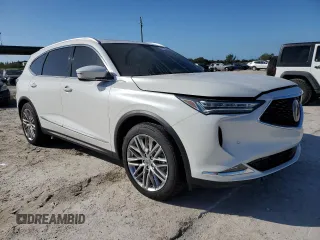 2024 Acura MDX Advance with VIN 5J8YE1H89RL000113, listed as a Copart auction lot 87325524 with 11,533 mi miles and Salvage title. Bid and sale history available at DreamBid. Image 4.