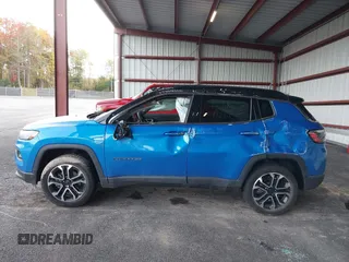 2022 Jeep Compass Limited с VIN 3C4NJDCB7NT201105, выставлен на аукционе IAAI как лот 40547926 с пробегом 12 872 миль миль и . История ставок и продаж доступна на DreamBid. Изображение 14.