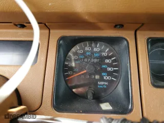 1995 Jeep Wrangler Sahara with VIN 1J4FY49S1SP256179, listed as a Copart auction lot 61137334 with 187,391 mi miles and Salvage Title. Bid and sale history available at carsss.com. Image 9.