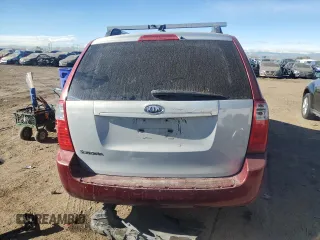 2009 Kia Sedona LX with VIN KNDMB233496272221, listed as a Copart auction lot 81194384 with 227,139 mi miles and Salvage Title. Bid and sale history available at carsss.com. Image 6.