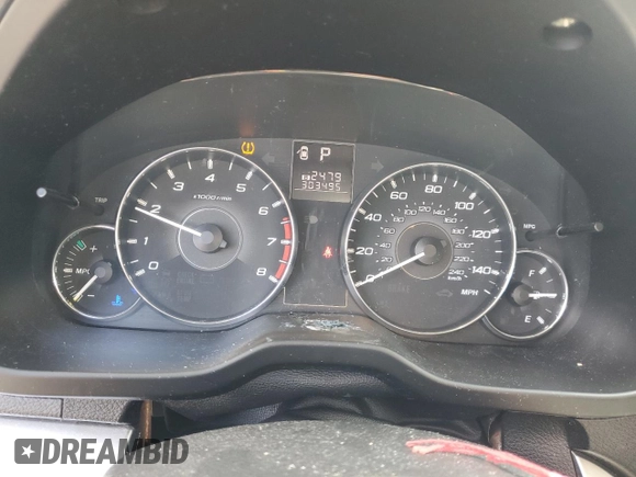 2012 Subaru Legacy Premium z VIN 4S3BMBC6XC3012037, wystawiony jako Copart lot #55500225 z przebiegiem 303 495 mil mil oraz Szkoda całkowita • Salvage title. Historia ofert i sprzedaży dostępna na DreamBid. Obrazek 9.
