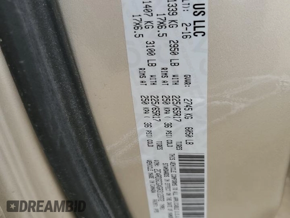 2016 Dodge Grand Caravan SXT with VIN 2C4RDGCGXGR312372, listed as a Copart auction lot 54943615 with 127,576 mi miles and Clean Title. Bid and sale history available at DreamBid. Image 14.