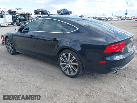 2012 Audi A7 Prestige with VIN WAU2GAFCXCN140900, listed as a IAAI auction lot 41899216 with 112,357 mi miles and . Bid and sale history available at DreamBid. Image 3.