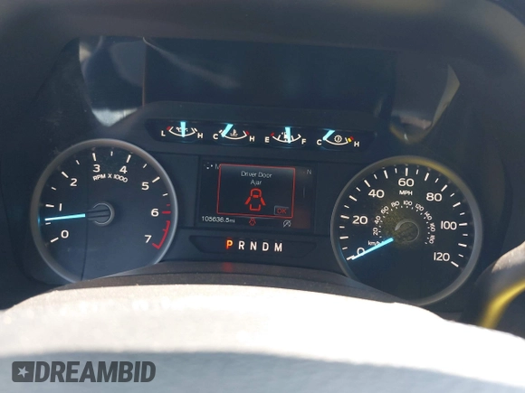 2018 Ford F-150 XL with VIN 1FTEW1C50JKF28600, listed as a IAAI auction lot 42081191 with 105,636 mi miles and . Bid and sale history available at DreamBid. Image 7.