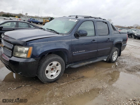 2007 Chevrolet Avalanche LT w/2LT with VIN 3GNEC12J57G177746, listed as a Copart auction lot 79505494 with 0 mi miles and Clean Title. Bid and sale history available at carsss.com. Image 1.