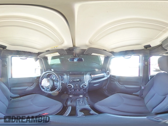 2014 Jeep Wrangler Unlimited Sport with VIN 1C4HJWDG1EL221302, listed as a Copart auction lot 63331015 with 213,912 mi miles and Salvage title. Bid and sale history available at DreamBid. Image 15.