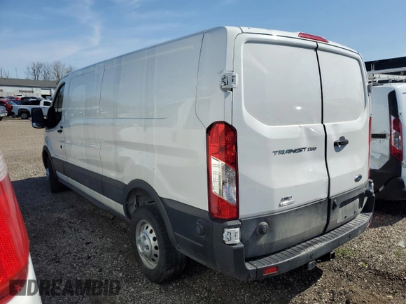 2023 Ford Transit Cargo with VIN 1FTBR2YG7PKA55474, listed as a Copart auction lot 45338615 with Not Provided miles and Salvage Title. Bid and sale history available at DreamBid. Image 2.