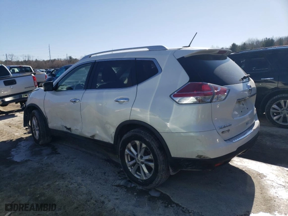 2016 Nissan Rogue SV with VIN KNMAT2MV7GP644321, listed as a Copart auction lot 47384215 with 50,540 mi miles and Non Repairable. Bid and sale history available at carsss.com. Image 2.