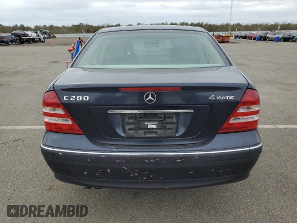 2007 Mercedes-Benz C 280 Luxury with VIN WDBRF92H47F930258, listed as a Copart auction lot 47690185 with 116,659 mi miles and Clean title. Bid and sale history available at DreamBid. Image 6.