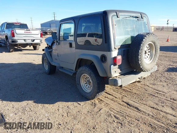 2001 Jeep Wrangler Sport with VIN 1J4FA49S91P324912, listed as a IAAI auction lot 41261214 with 260,299 mi miles. Bid and sale history available at carsss.com. Image 3.