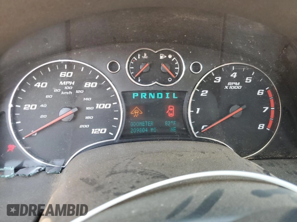 2009 Chevrolet Equinox LT w/2LT with VIN 2CNDL53F096234399, listed as a Copart auction lot 60324684 with 209,804 mi miles and Salvage Title. Bid and sale history available at carsss.com. Image 9.