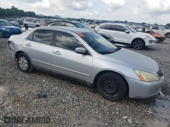 2003 Honda Accord LX with VIN 1HGCM563X3A144736, listed as a Copart auction lot 62928425 with 313,093 mi miles and Salvage title. Bid and sale history available at DreamBid. Image 4.