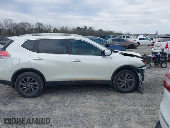 2016 Nissan Rogue SL with VIN 5N1AT2MT7GC873311, listed as a IAAI auction lot 41645032 with 98,535 mi miles. Bid and sale history available at carsss.com. Image 14.