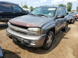 2005 Chevrolet TrailBlazer LT with VIN 1GNDT13S052378804, listed as a Copart auction lot 62047624 with 119,536 mi miles and Salvage Title. Bid and sale history available at DreamBid. Image 1.
