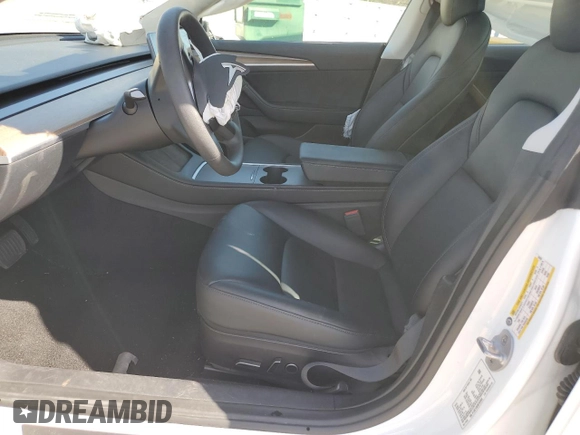 2022 Tesla Model 3 Long Range with VIN 5YJ3E1EB2NF359955, listed as a Copart auction lot 49778615 with Not Provided miles and Salvage Title. Bid and sale history available at DreamBid. Image 7.