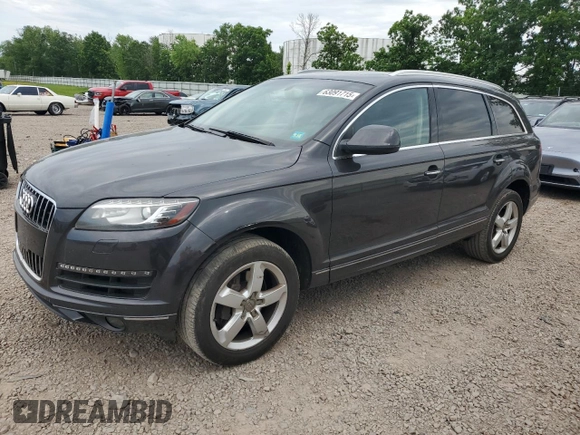 2013 Audi Q7 Premium Plus with VIN WA1LGAFE1DD012846, listed as a Copart auction lot 63091715 with 145,250 mi miles and Clean title. Bid and sale history available at DreamBid. Image 1.