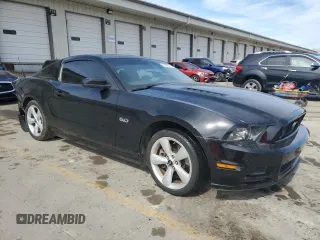 2013 Ford Mustang GT with VIN 1ZVBP8CF1D5256169, listed as a Copart auction lot 50200145 with 70,323 mi miles and Salvage title. Bid and sale history available at DreamBid. Image 4.