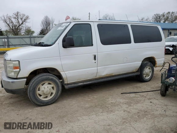 2008 Ford Econoline Passenger XL with VIN 1FBNE31L98DA75760, listed as a Copart auction lot 51132505 with 267,653 mi miles and Clean Title. Bid and sale history available at carsss.com. Image 1.