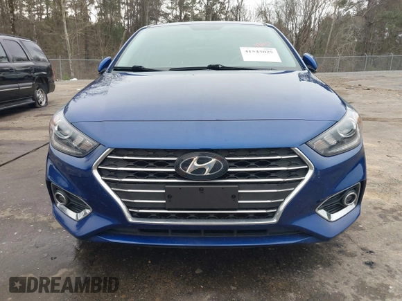 2021 Hyundai Accent Limited with VIN 3KPC34A6XME144957, listed as a IAAI auction lot 41543025 with 41,253 mi miles. Bid and sale history available at carsss.com. Image 13.