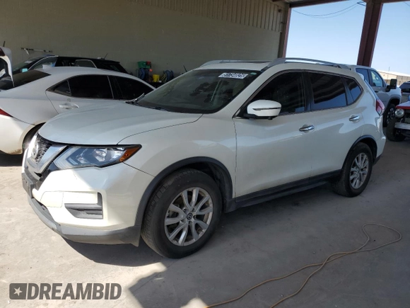 2017 Nissan Rogue SV with VIN 5N1AT2MT9HC740339, listed as a Copart auction lot 51734825 with 117,883 mi miles and Clean Title. Bid and sale history available at carsss.com. Image 1.