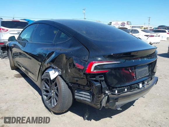 2025 Tesla Model 3 Long Range with VIN 5YJ3E1EA5SF919681, listed as a IAAI auction lot 41818042 with 2,173 mi miles and . Bid and sale history available at DreamBid. Image 3.