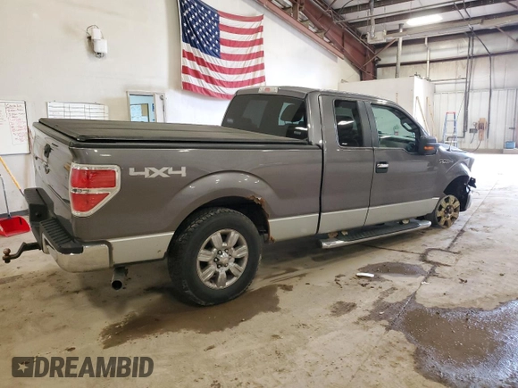 2009 Ford F-150 XL with VIN 1FTPX14V59FB27455, listed as a Copart auction lot 53054955 with 64,443 mi miles and Clean Title. Bid and sale history available at carsss.com. Image 3.