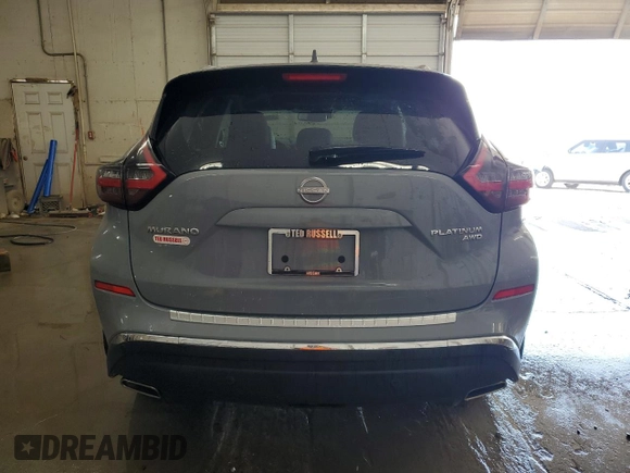 2023 Nissan Murano Platinum with VIN 5N1AZ2DS1PC125224, listed as a Copart auction lot 53678685 with 32,243 mi miles and Salvage Title. Bid and sale history available at carsss.com. Image 6.
