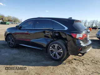 2019 Acura MDX Technology with VIN 5J8YD3H57KL001707, listed as a Copart auction lot 52175315 with 133,483 mi miles and Salvage title. Bid and sale history available at DreamBid. Image 2.