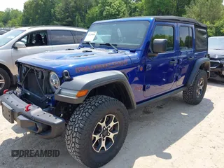 2018 Jeep Wrangler Unlimited Rubicon with VIN 1C4HJXFG8JW184793, listed as a IAAI auction lot 42429098 with 86,580 mi miles and . Bid and sale history available at DreamBid. Image 18.