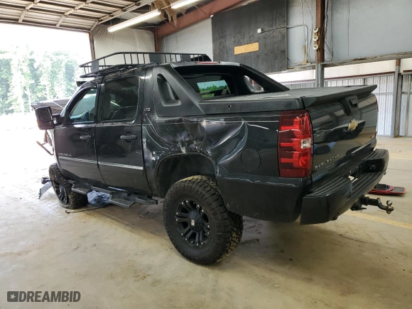 2010 Chevrolet Avalanche LTZ with VIN 3GNVKGE01AG226716, listed as a Copart auction lot 63428994 with 0 mi miles and Salvage Title. Bid and sale history available at carsss.com. Image 2.