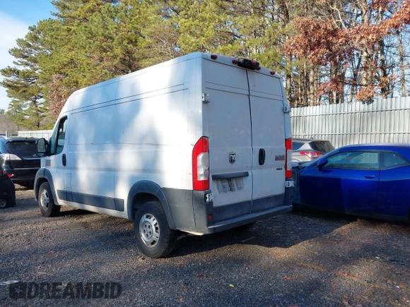 2018 Ram ProMaster Cargo with VIN 3C6TRVCG6JE110222, listed as a IAAI auction lot 41010863 with 75,639 mi miles and . Bid and sale history available at DreamBid. Image 3.